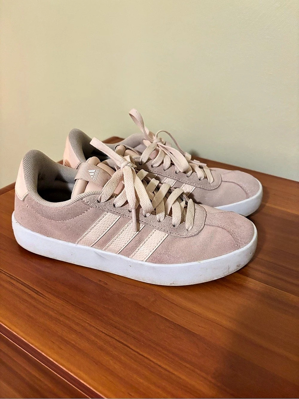 adidas VL Court 3.0 Women's Pink Sneakers US 5.5